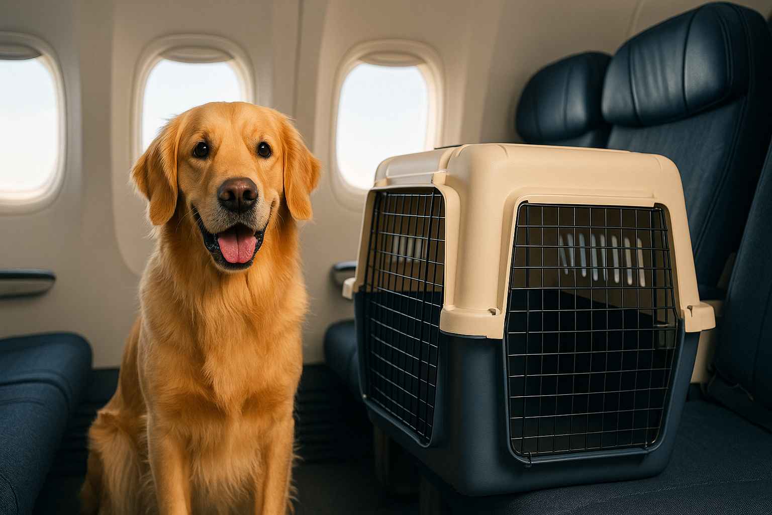Aerolíneas que permiten viajar con perros en cabina